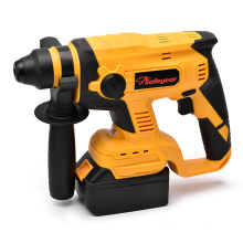 SAFEYEAR 1/2 inch 21V SDS-Plus Cordless Variable Speed Rotary Hammer 6200BPM 4.0 Ah Battery 4 Mode Power Drill